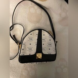 Vintage HCL Blue and White Women's Bag